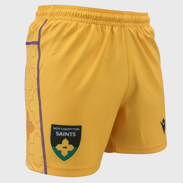 Macron Northampton Saints Away Rugby Shorts 2025/26 - Rugbystuff.com