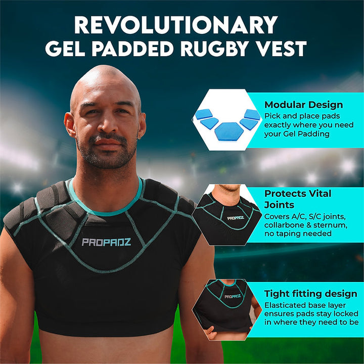 Propadz Gel Rugby Shoulder Pads - Rugbystuff.com
