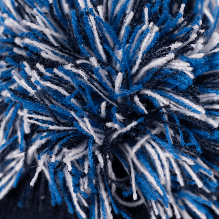 OddBalls Bobble Beanie Hat Navy/Royal/White