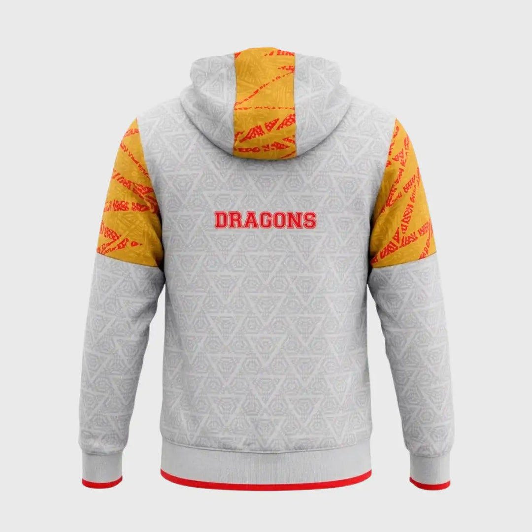 Macron Catalan Dragons Cotton Hoody 2024/25 - Rugbystuff.com