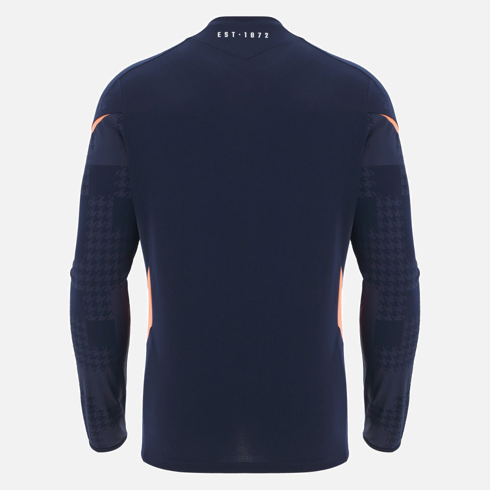 Macron Edinburgh Rugby Long Sleeve Poly Tee 2025/26