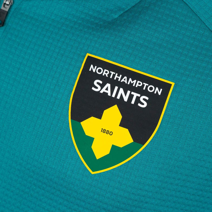 Macron Northampton Saints 1/4 Zip Top 2025/26 - Rugbystuff.com