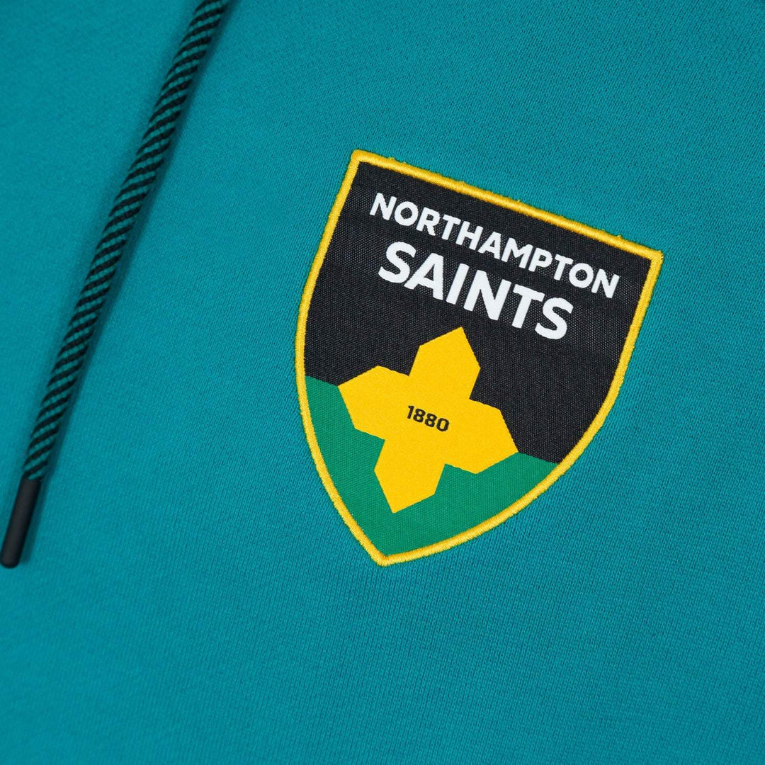 Macron Northampton Saints Athleisure Hoody 2025/26 - Rugbystuff.com