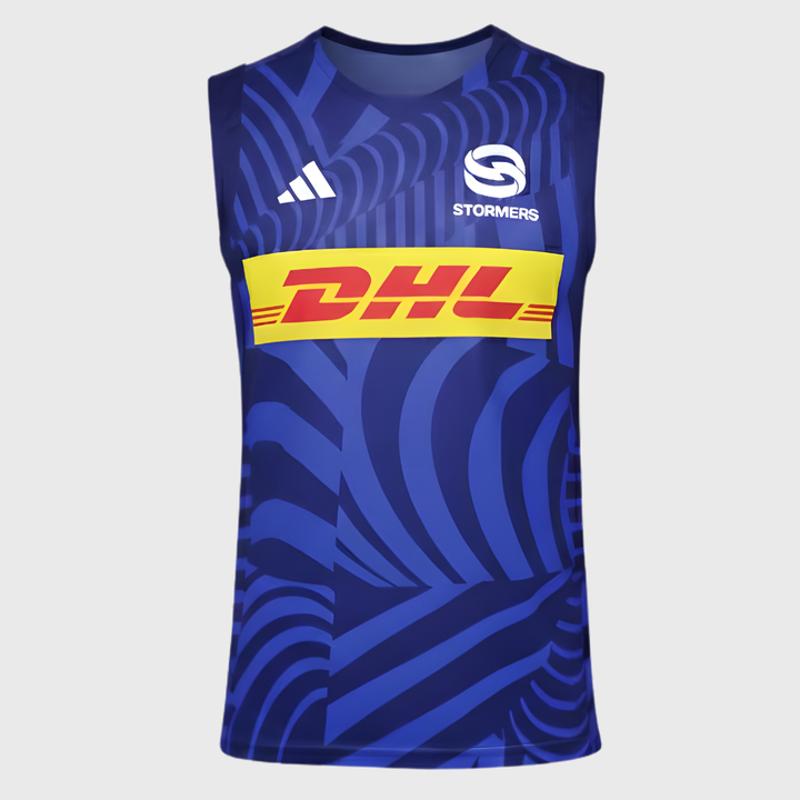 Adidas Stormers Singlet Navy 2025/26 - Rugbystuff.com