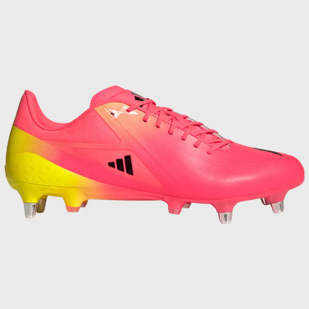 Adidas Adizero RS15 Pro SG Rugby Boots Solar Turbo Pink - Rugbystuff.com