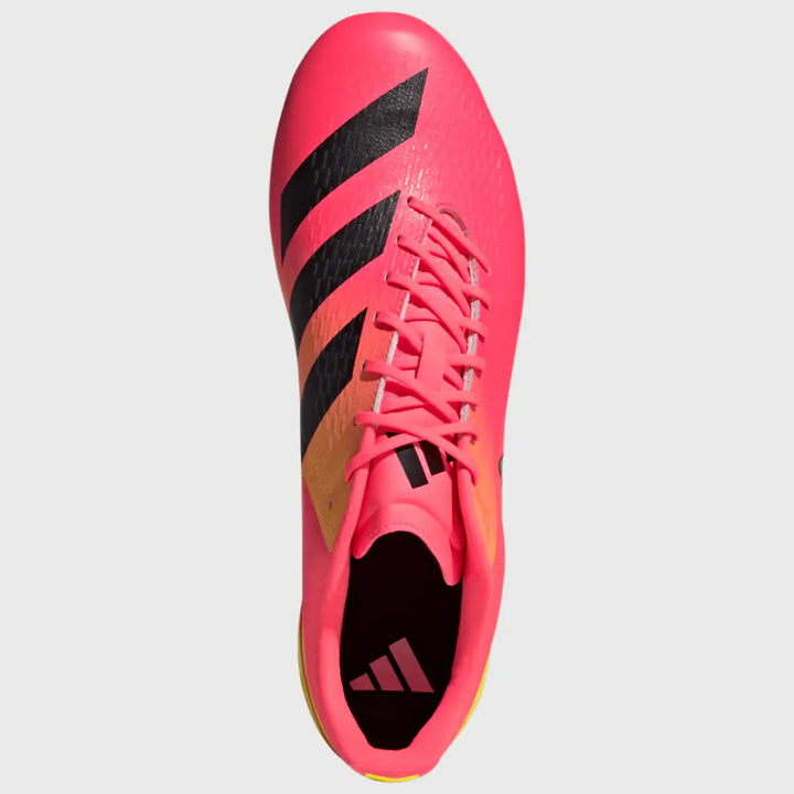 Adidas Adizero RS15 Pro SG Rugby Boots Solar Turbo Pink - Rugbystuff.com