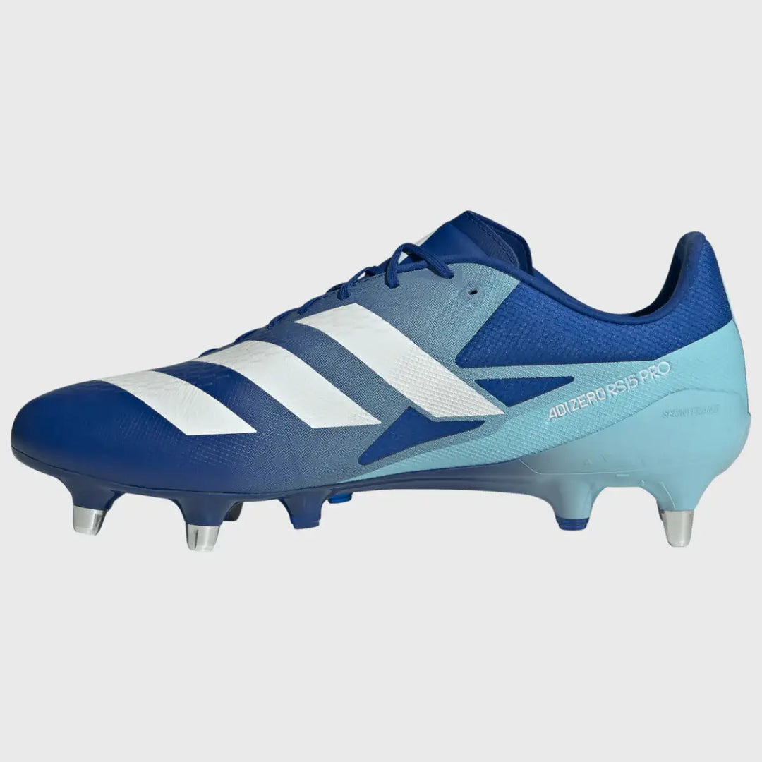 Adidas Adizero RS15 Pro SG Rugby Boots Team Royal Blue - Rugbystuff.com