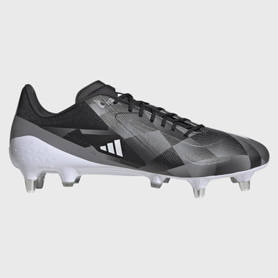 Adidas Adizero RS15 Ultimate SG Rugby Boots Black/Grey