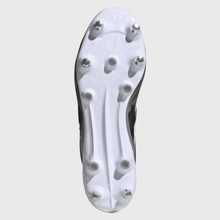 Adidas Adizero RS15 Ultimate SG Rugby Boots Black/Grey - Rugbystuff.com