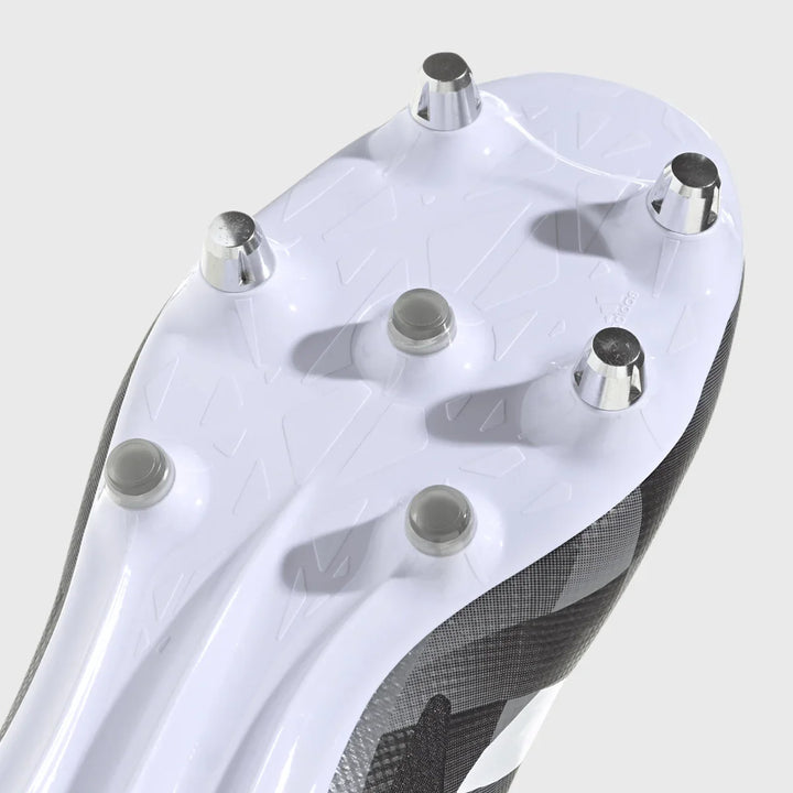 Adidas Adizero RS15 Ultimate SG Rugby Boots Black/Grey - Rugbystuff.com