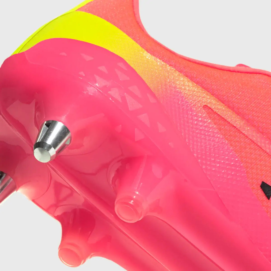 Adidas Adizero RS15 Ultimate SG Rugby Boots Solar Turbo Pink - Rugbystuff.com