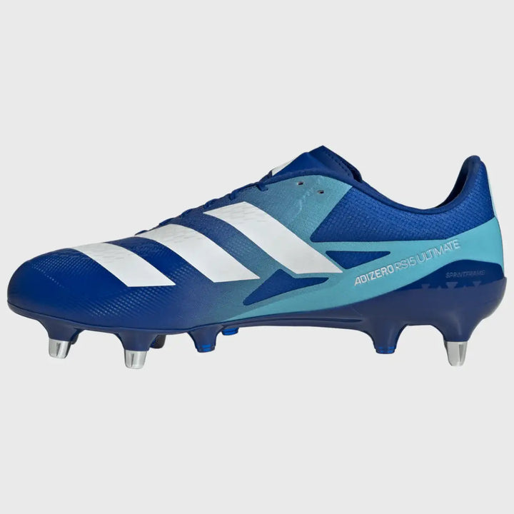 Adidas Adizero RS15 Ultimate SG Rugby Boots Team Royal Blue - Rugbystuff.com