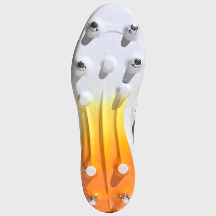 Adidas Adizero RS15 Ultimate SG Rugby Boots White/Orange/Blue