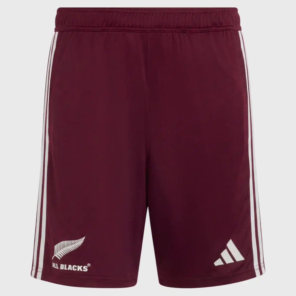 Adidas All Blacks Greatest Rivalry Gym Shorts Maroon 2026 - Rugbystuff.com