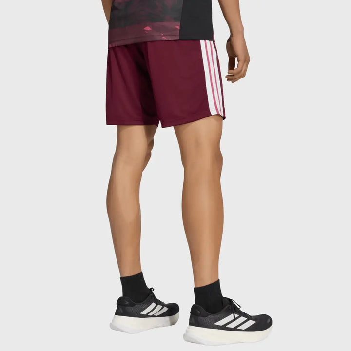 Adidas All Blacks Greatest Rivalry Gym Shorts Maroon 2026 - Rugbystuff.com