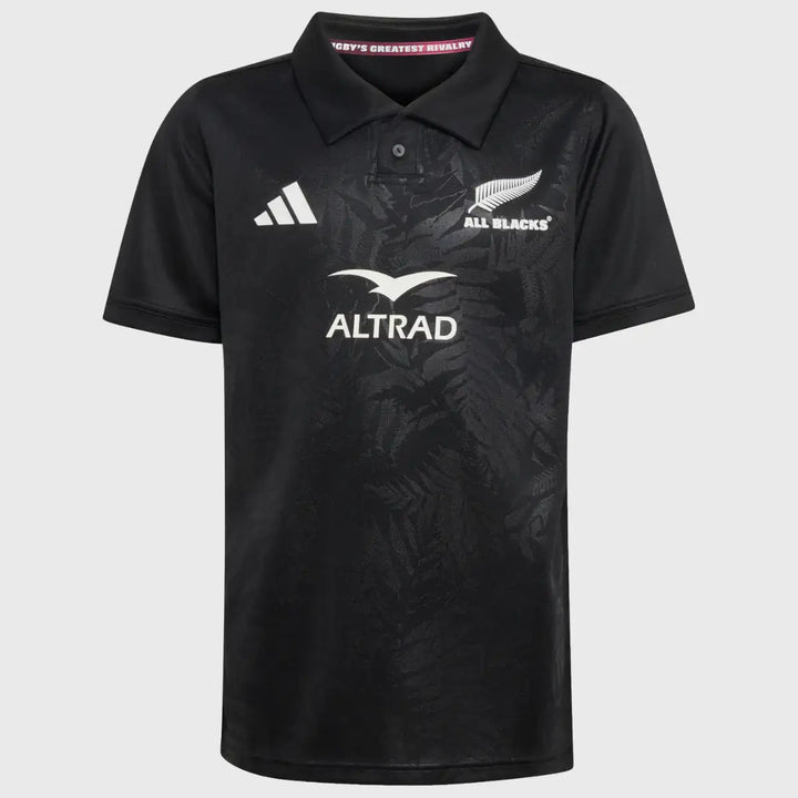 Adidas All Blacks Kid's Greatest Rivalry Home Rugby Jersey 2026 - Rugbystuff.com