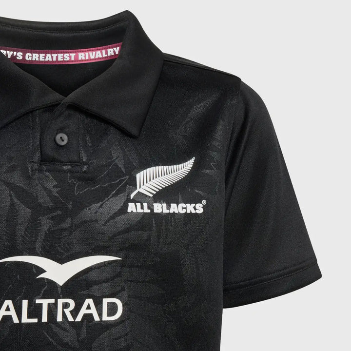 Adidas All Blacks Kid's Greatest Rivalry Home Rugby Jersey 2026 - Rugbystuff.com