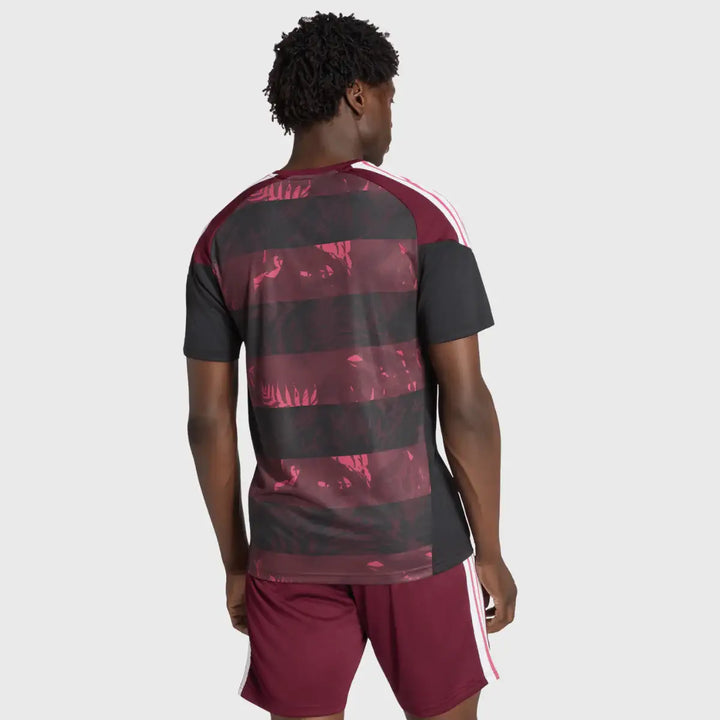 Adidas All Blacks Greatest Rivalry Performance Tee Black/Maroon 2026 - Rugbystuff.com