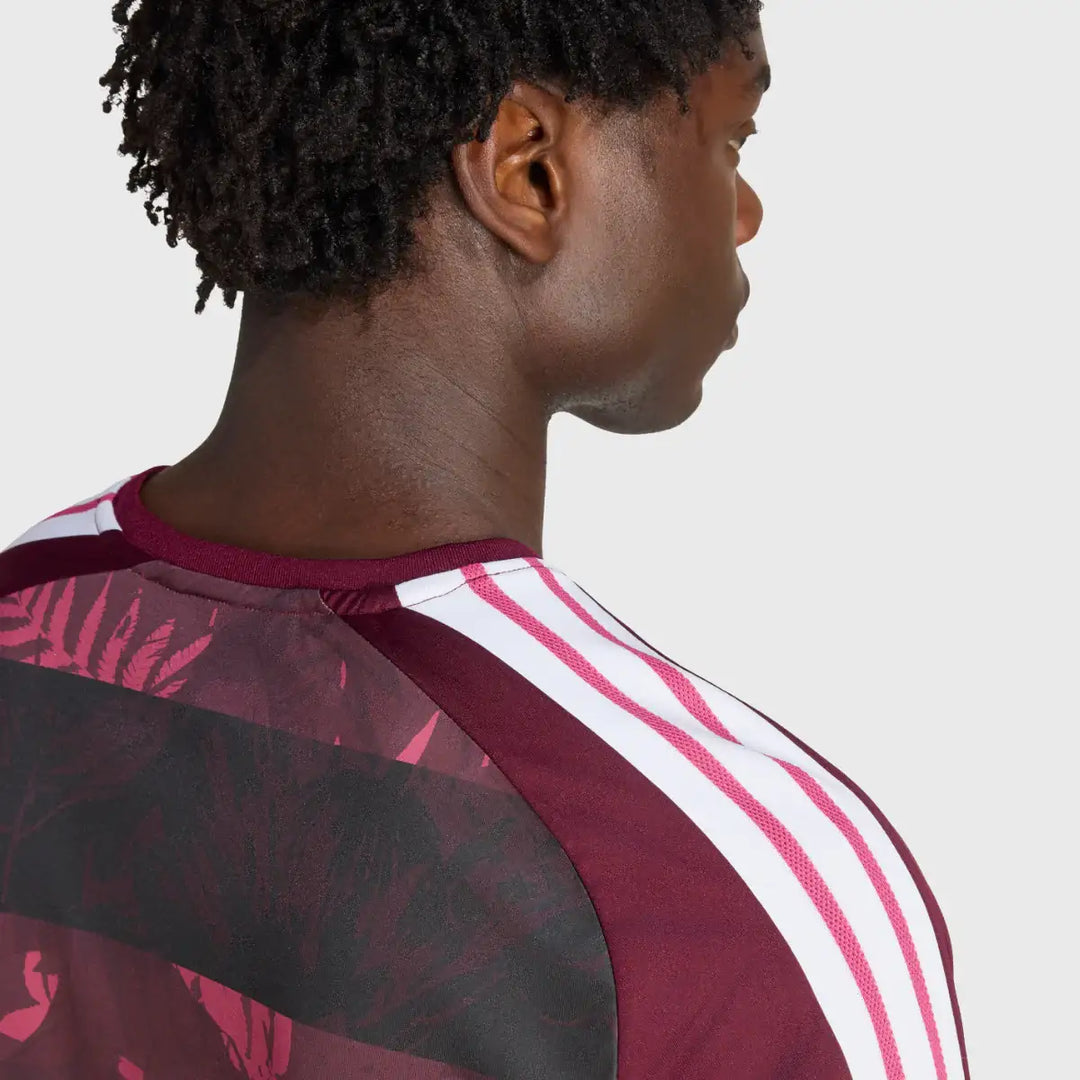 Adidas All Blacks Greatest Rivalry Performance Tee Black/Maroon 2026 - Rugbystuff.com