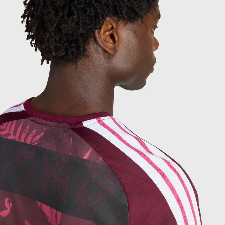 Adidas All Blacks Greatest Rivalry Performance Tee Black/Maroon 2026 - Rugbystuff.com