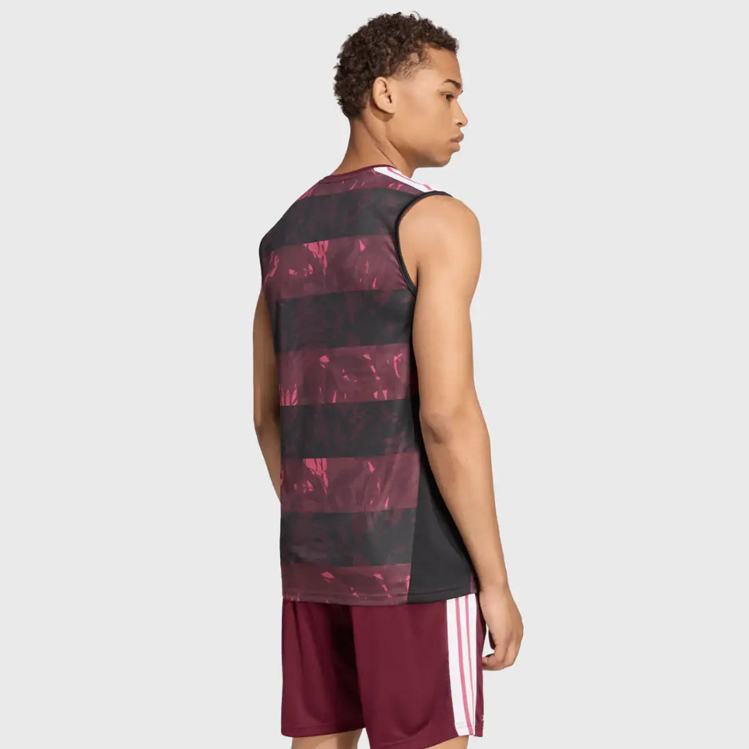 Adidas All Blacks Greatest Rivalry Singlet Black/Maroon 2026 - Rugbystuff.com