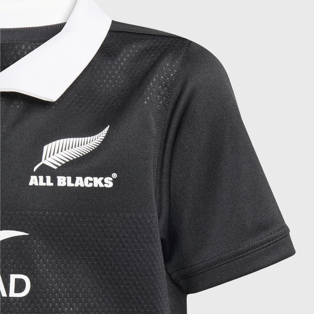 Adidas All Blacks Kid's Home Rugby Jersey 2025/26 - Rugbystuff.com