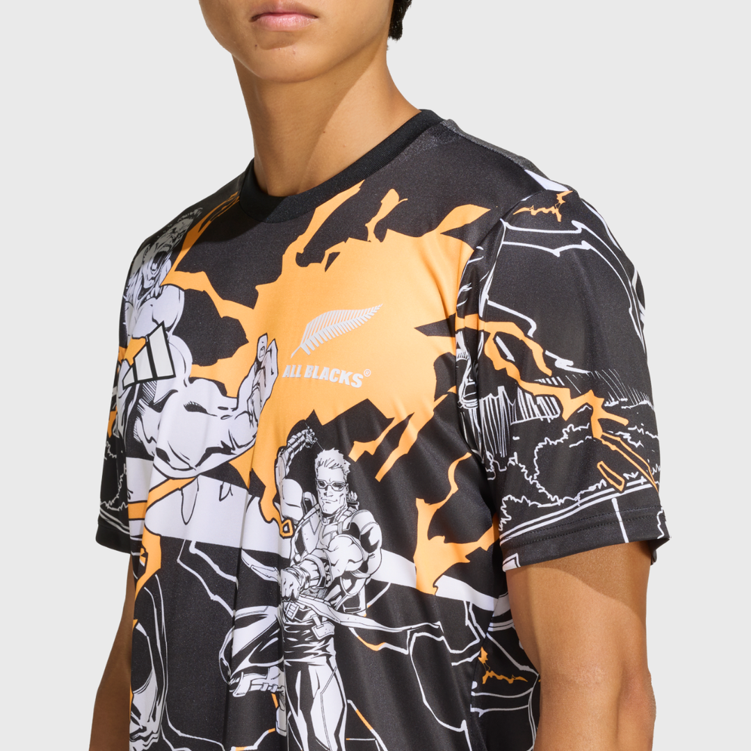 Adidas All Blacks Marvel Captain's Run Jersey