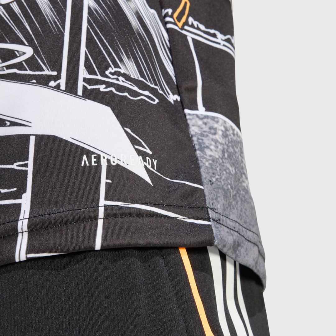 Adidas All Blacks Marvel Captain's Run Jersey