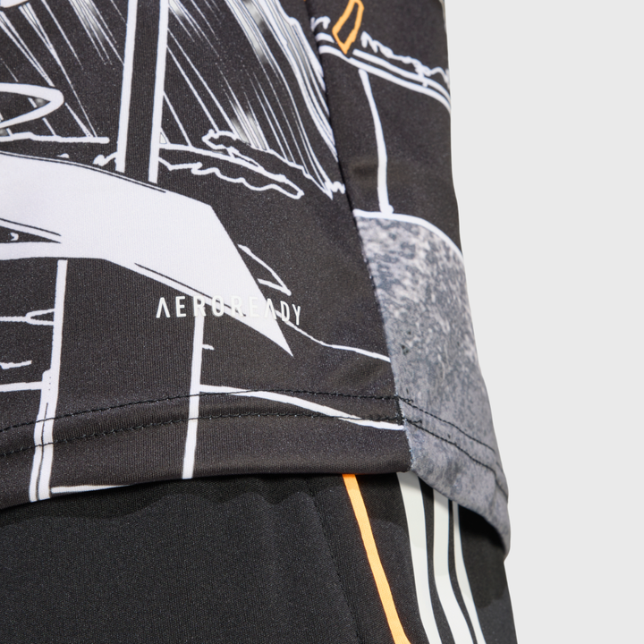 Adidas All Blacks Marvel Captain's Run Jersey