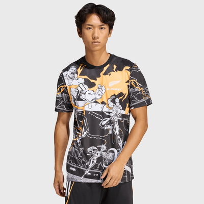 Adidas All Blacks Marvel Captain's Run Jersey