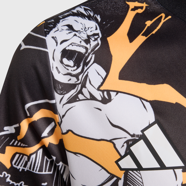 Adidas All Blacks Kid's Marvel Captain's Run Jersey