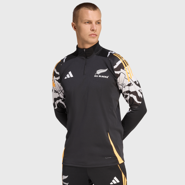 Adidas All Blacks Marvel 1/4 Zip Training Top