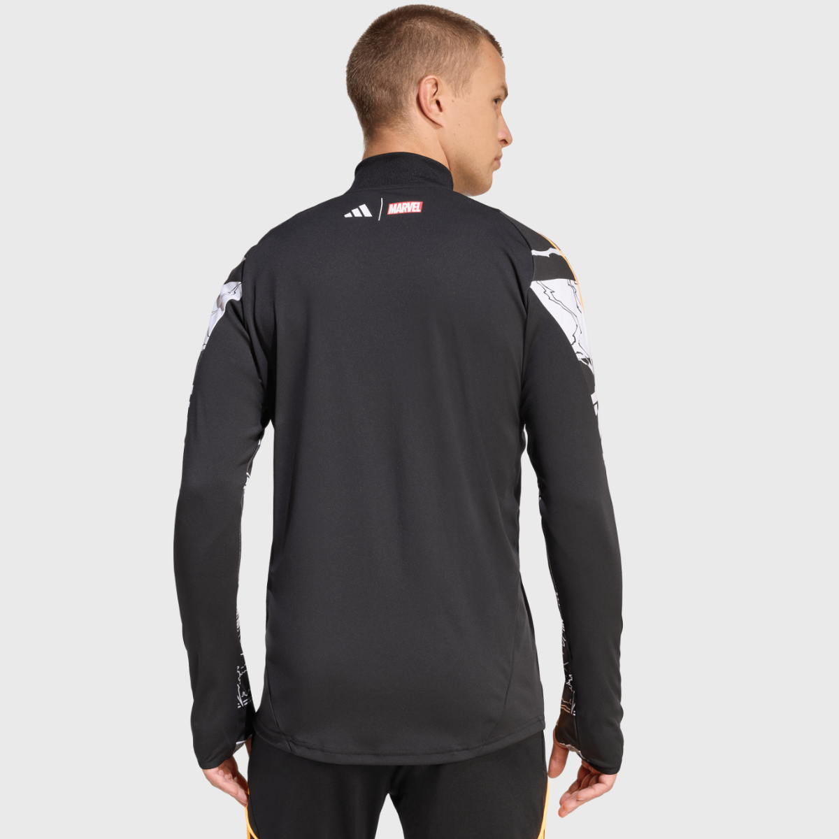 Adidas All Blacks Marvel 1/4 Zip Training Top