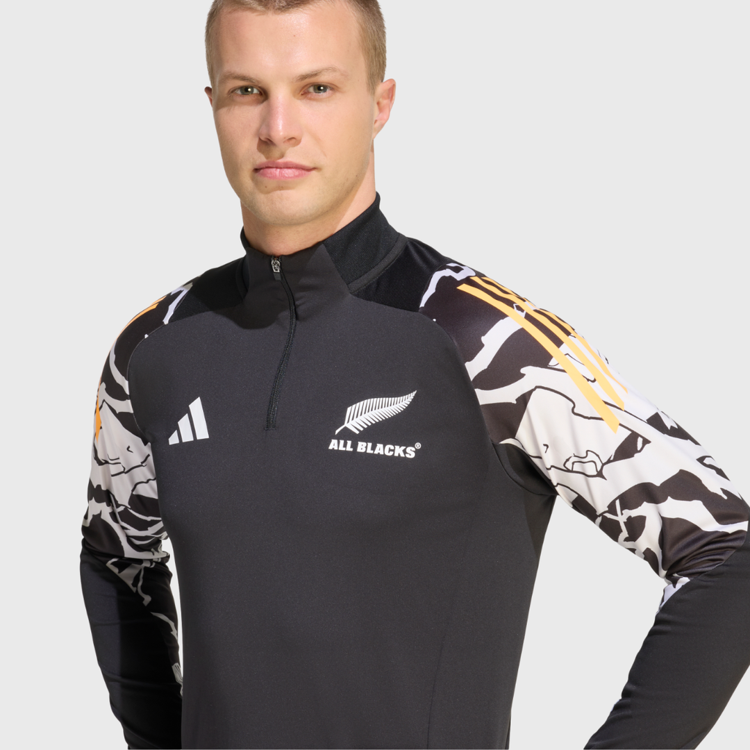 Adidas All Blacks Marvel 1/4 Zip Training Top
