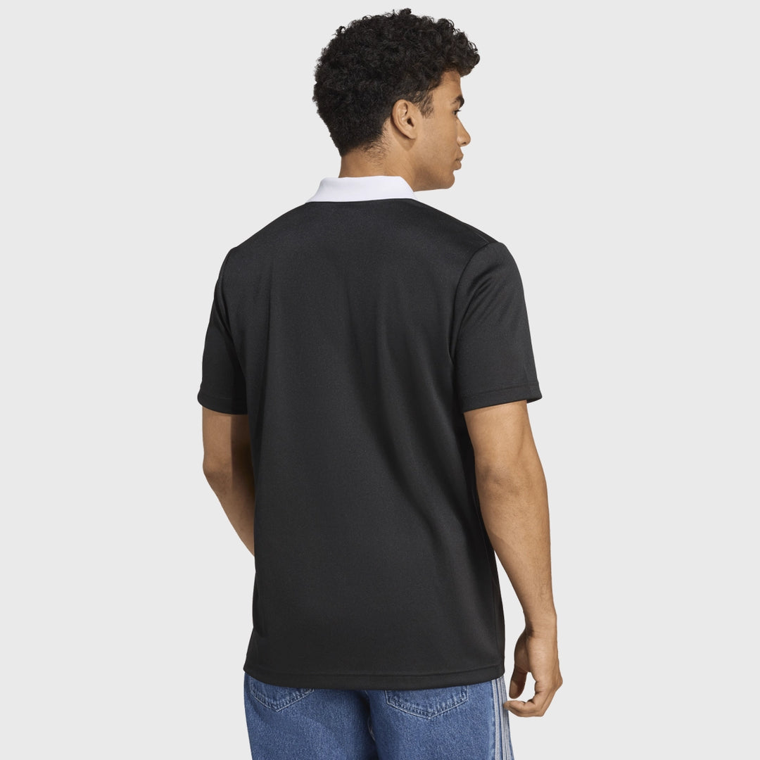 Adidas All Blacks Supporter Polo Shirt Black - Rugbystuff.com