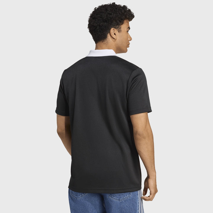 Adidas All Blacks Supporter Polo Shirt Black - Rugbystuff.com