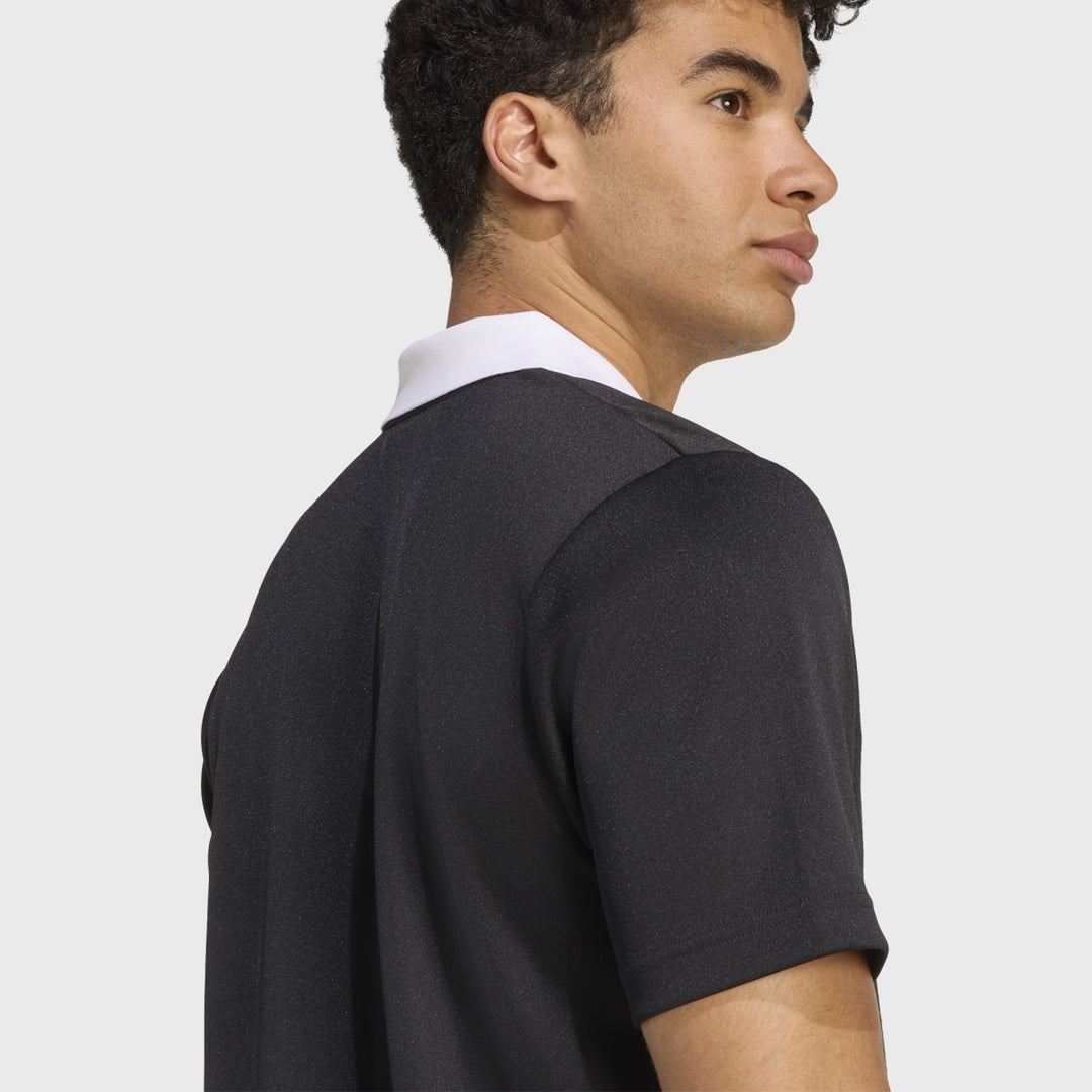 Adidas All Blacks Supporter Polo Shirt Black - Rugbystuff.com
