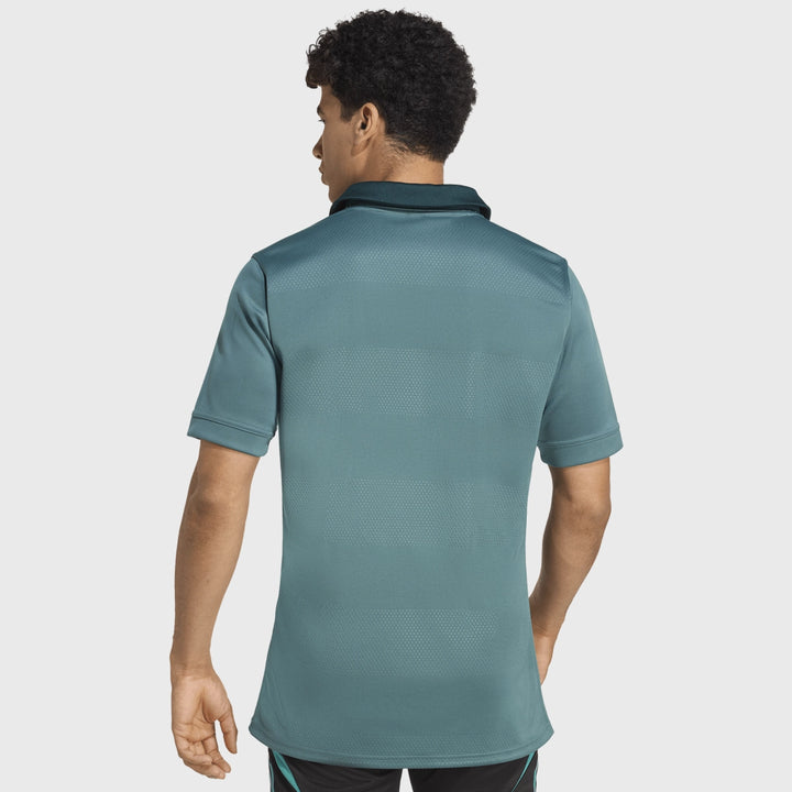 Adidas All Blacks Training Rugby Jersey Preloved Teal - Rugbystuff.com