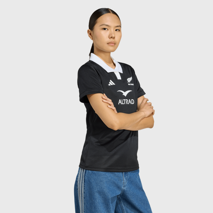 Adidas All Blacks Women's Home Replica Rugby Jersey 2025/26