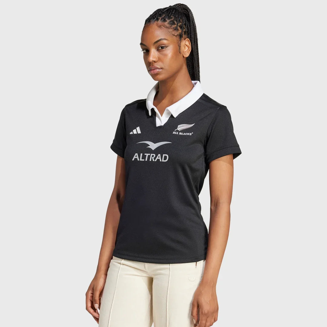 Polo rugby all black adidas sale