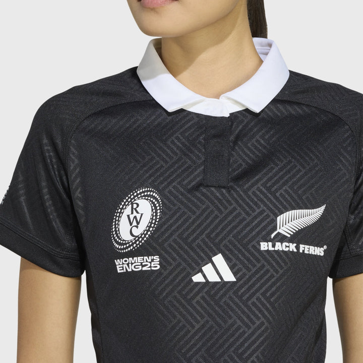 Adidas Black Ferns WRWC 2025 Women's Home Jersey - Rugbystuff.com