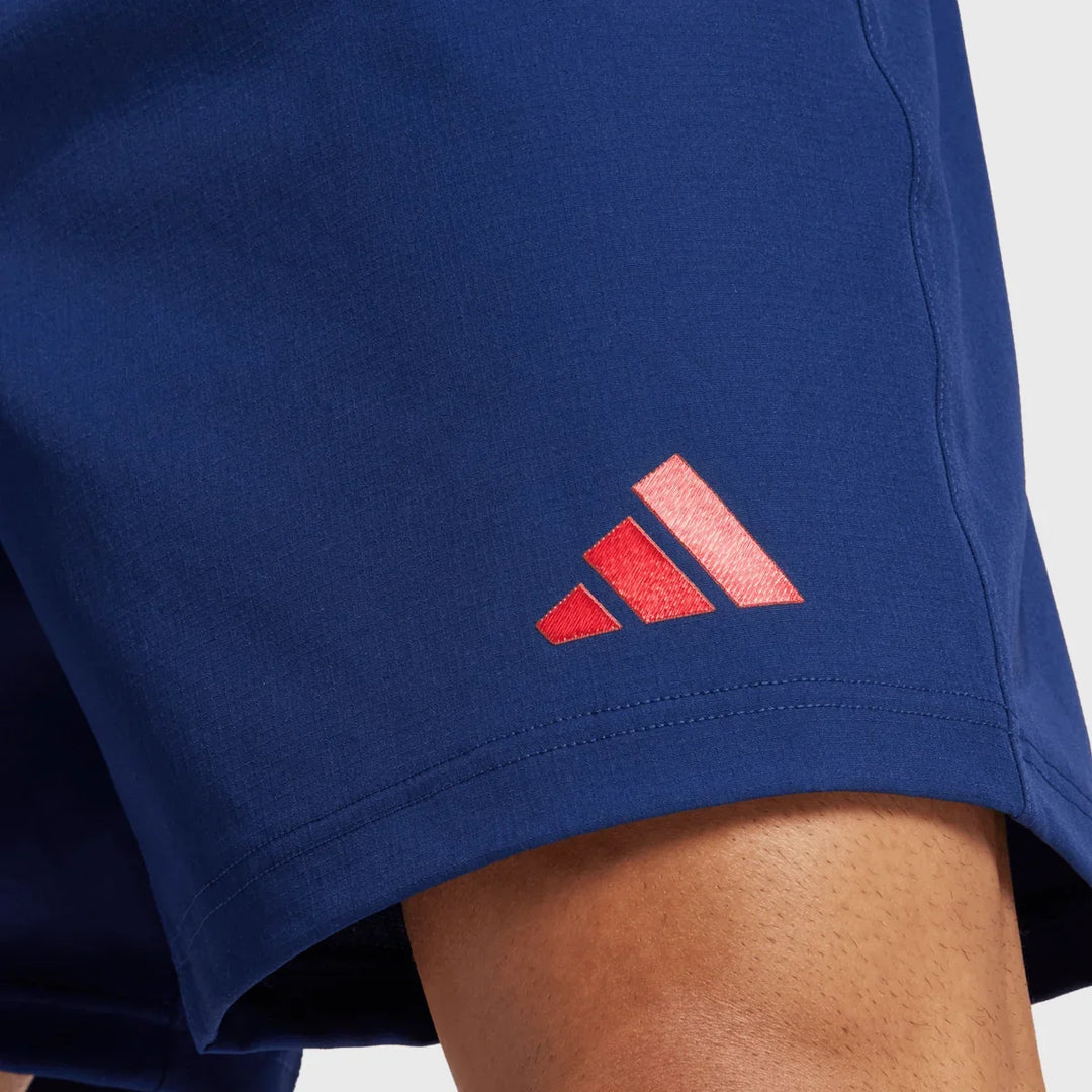 Adidas France Away Rugby Shorts Dark Blue