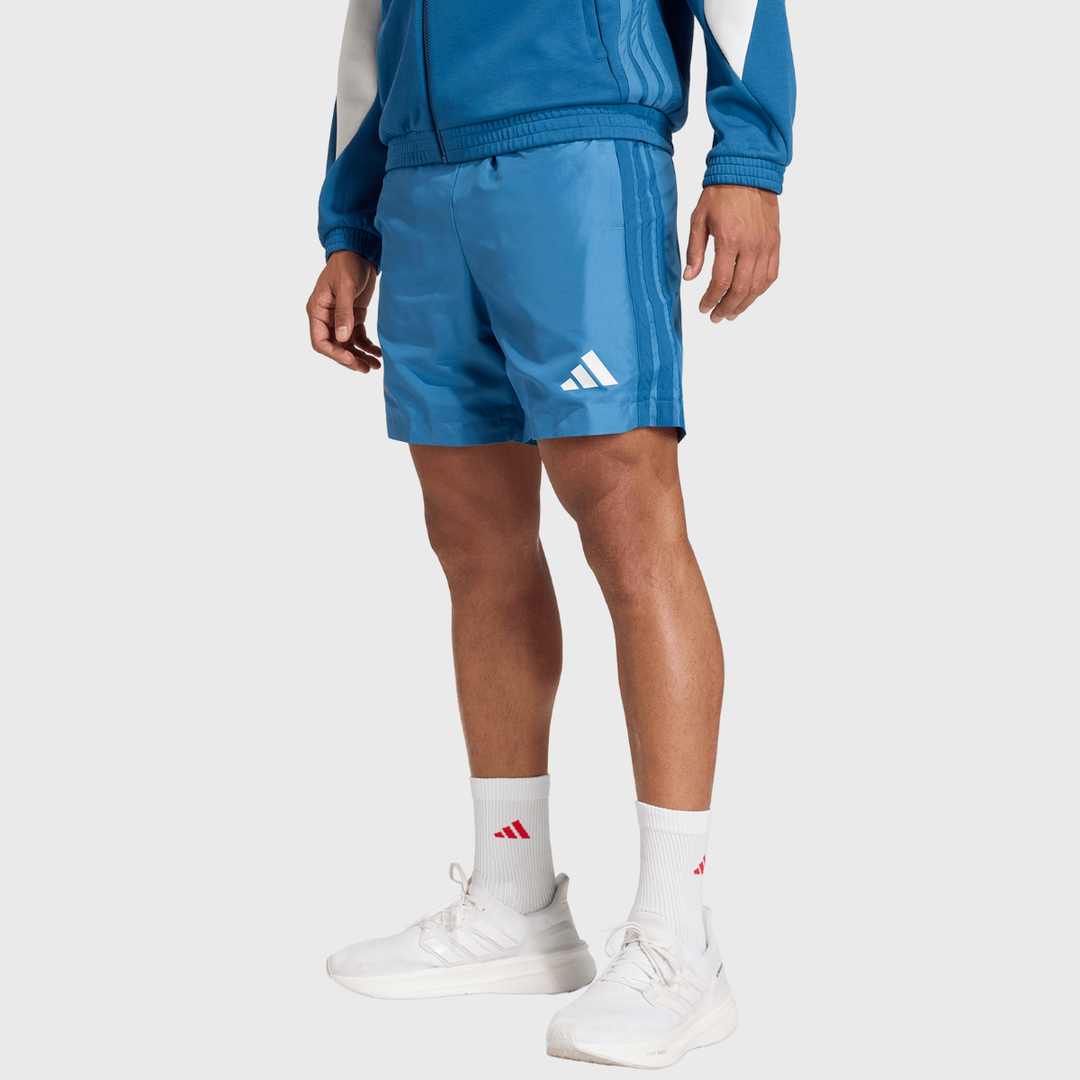 Adidas France Rugby Gym Shorts Dusky Ink Blue 2025/26