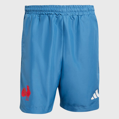 Adidas France Rugby Gym Shorts Dusky Ink Blue 2025/26