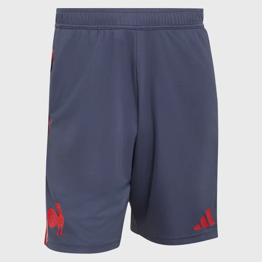 Adidas France Rugby Gym Shorts Shadow Navy 2026/27 - Rugbystuff.com