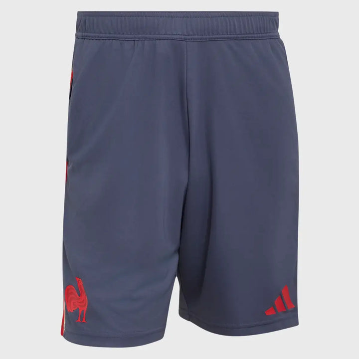 Adidas France Rugby Gym Shorts Shadow Navy 2026/27 - Rugbystuff.com