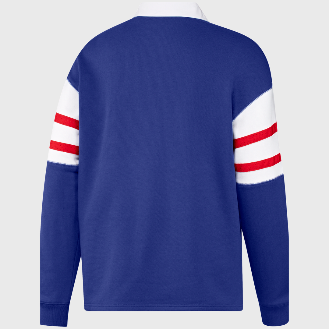 Adidas France Men's Long Sleeve Heritage Rugby Jersey 2025/26