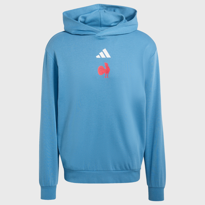 Adidas France Rugby Hoody Dusky Ink Blue 2025/26