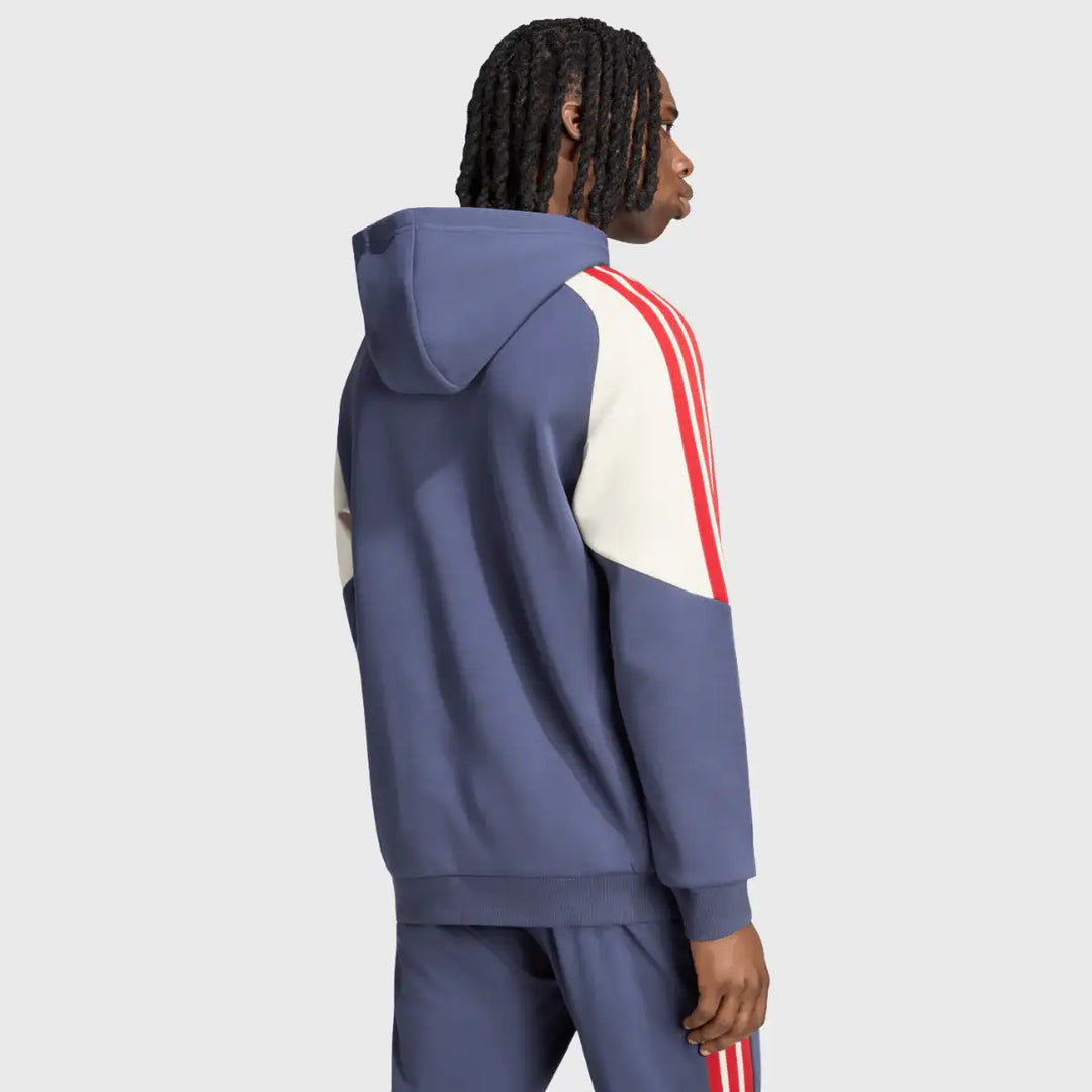 Adidas France Rugby Hoody Shadow Navy 2026/27 - Rugbystuff.com