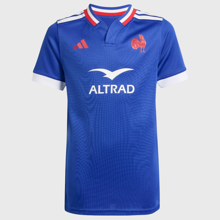 Adidas France Kid's Home Replica Rugby Shirt 2025/26